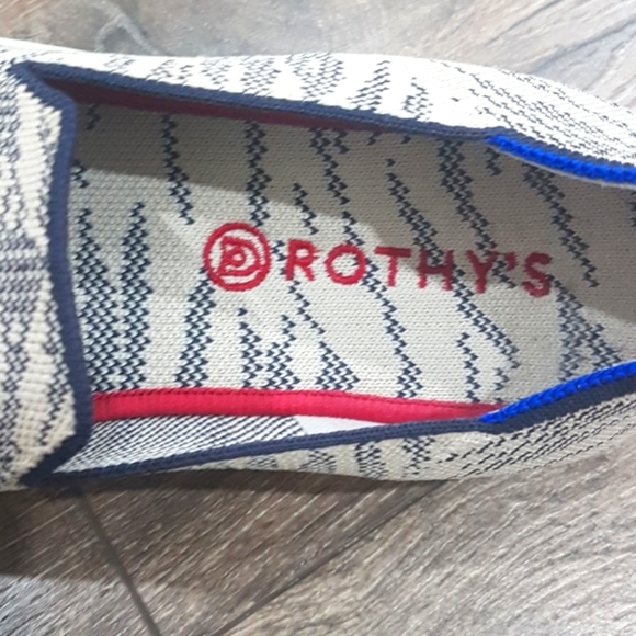 ROTHY'S Maritime Tiger Sneaker Shoe Size 11 - Picture 6 of 11